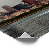 不吉なシカゴスカイライン ポスター (角)