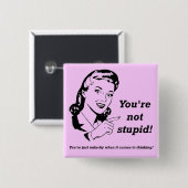 不吉なシンカーボタおもしろいンバッジ 缶バッジ (正面&裏面)