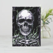 不吉なスカル 招待状 (スタンド正面)