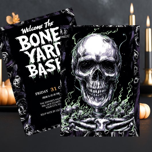 不吉なスカル 招待状