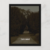 不吉なハローウィンパーティの招待 案内ポストカード (正面)