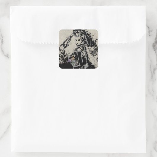 不吉なバニー スクエアシール (バッグ)