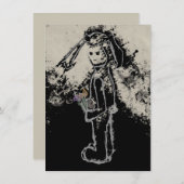 不吉なバニー 招待状 (正面/裏面)