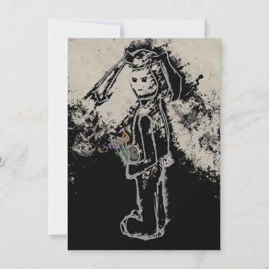 不吉なバニー 招待状 (正面)