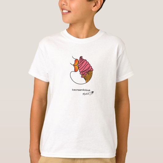 不吉なマックSイチゴ Tシャツ (正面)