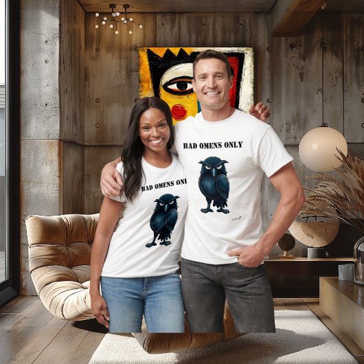 不吉な予兆だけの面白いワタシギTシャツ Tシャツ
