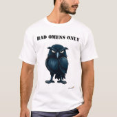 不吉な予兆だけの面白いワタシギTシャツ Tシャツ (正面)