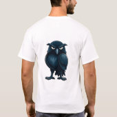 不吉な予兆だけの面白いワタシギTシャツ Tシャツ (裏面)