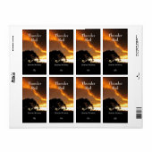 不吉な夕日～ビールラベル ラベル (フルシート)