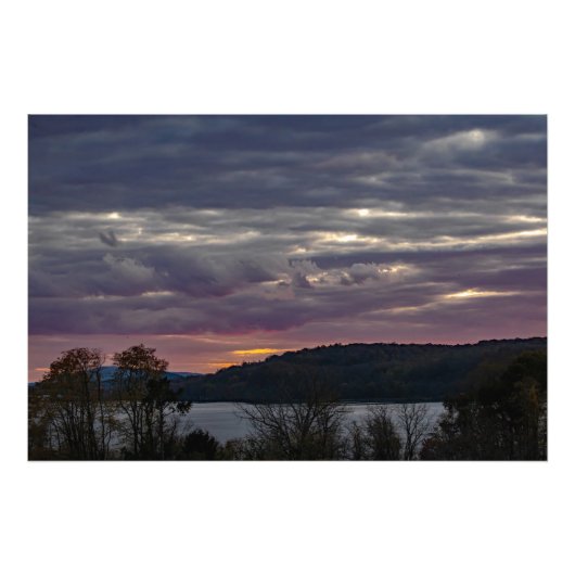 不吉な夕日 フォトプリント            (正面)