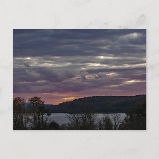 不吉な夕日 ポストカード (正面)