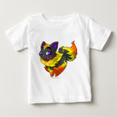 不吉な火事 ベビーTシャツ (正面)