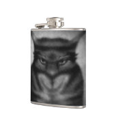 不吉な猫 フラスク (左)
