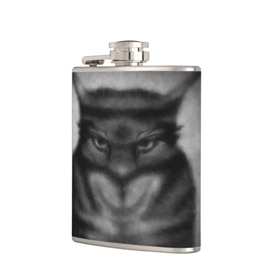 不吉な猫 フラスク (左)