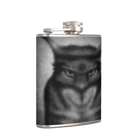 不吉な猫 フラスク (右)