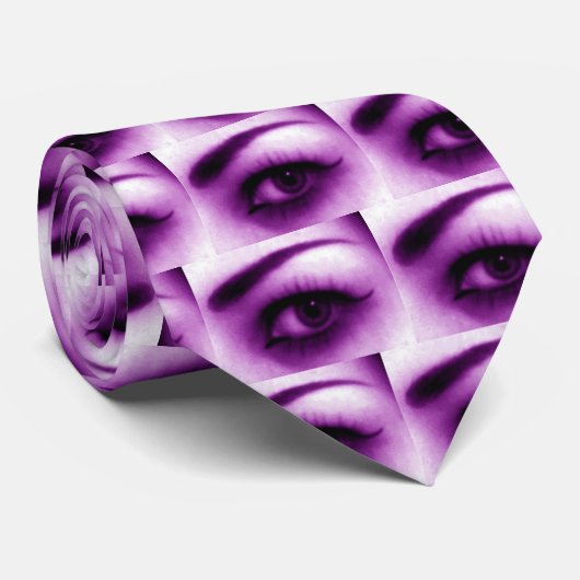 不吉な紫色の目! ネクタイ (ロール)