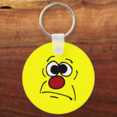 不吉な顔グンピー キーホルダー (正面)