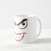 不吉な顔 コーヒーマグカップ (正面右)