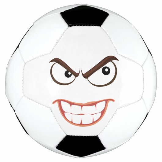 不吉な顔 サッカーボール (正面)