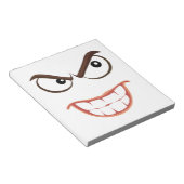 不吉な顔 ノートパッド (アングル)