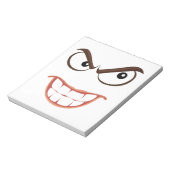 不吉な顔 ノートパッド (回転)