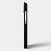 不吉な黒いフクロウ白熱［赤熱］光を放つの目を黒 Case-Mate iPhoneケース (裏面 / 左)