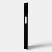 不吉な黒いフクロウ白熱［赤熱］光を放つの目を黒 Case-Mate iPhoneケース (裏面 / 右)