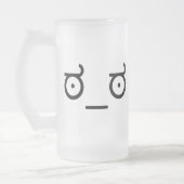 不同意のミームの見て下さい フロストグラスビールジョッキ (左)