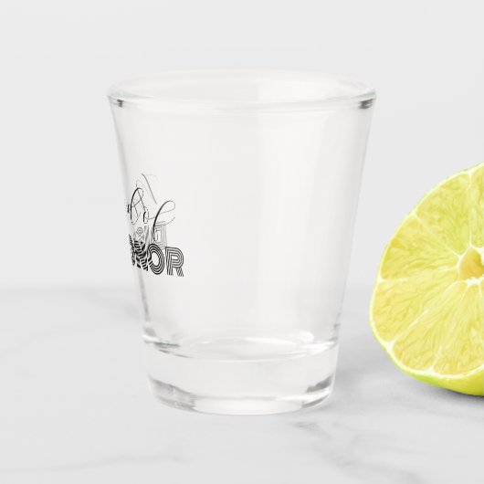 不名誉のメイドバチェロレッテショットグラス ショットグラス (右)