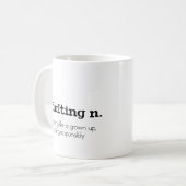 不和おもしろい両面引用文 コーヒーマグカップ (正面左)