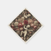 不和の天使 – ゴシック様式バロック スタンダードカクテルナプキン (角)