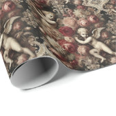 不和の天使 – ゴシック様式バロック ラッピングペーパー (ロールコーナー)