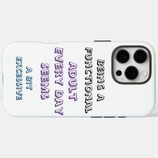 不和の闘いについてのユーモア Case-Mate iPhoneケース (裏面 (横))