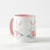 不器用なバニーイースターマグ マグカップ (正面左)