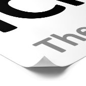 不器用なポスおもしろいター ポスター (角)