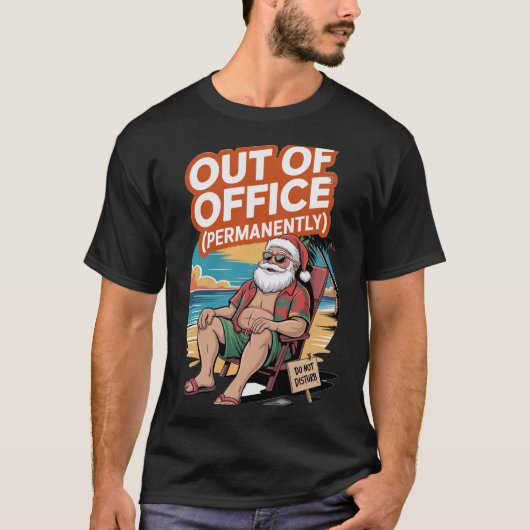 不在のサンタ Tシャツ (正面)