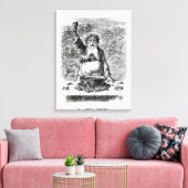 不在の友達に！ キャンバスプリント (インサイチュ (リビング))