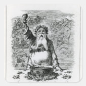 不在の友達に！ スクエアシール (正面)