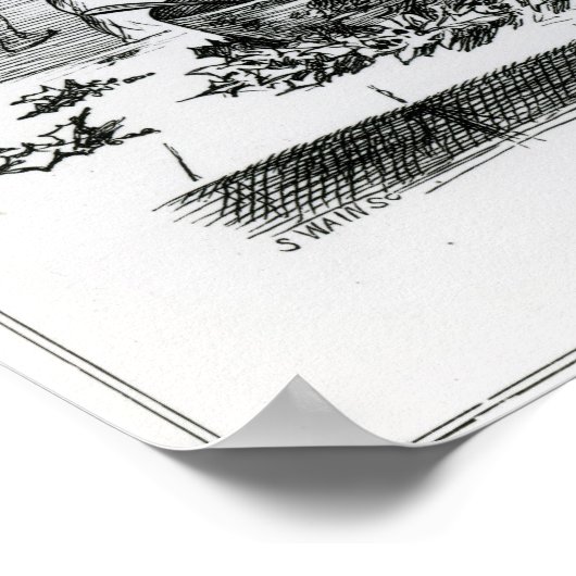 不在の友達に！ ポスター (角)