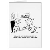 不在の夫はがきを送る。 (正面)