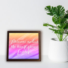 不在はハート勇気付けられるポスター ポスター