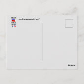 不在時のGOPポストカードの中止 ポストカード (裏面)