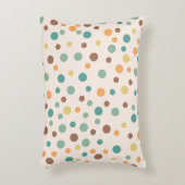 不均一な散乱水玉模様ベクトルシームレスパターン アクセントクッション (正面(垂直))