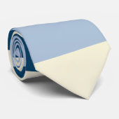 不均一ストライプな – ダークブルー、ライトブルー、クリーム ネクタイ (ロール)
