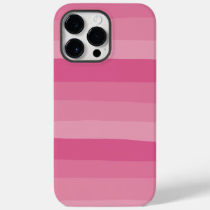 不均一ストライプな – ピンク Case-Mate iPhone 14 PRO MAXケース