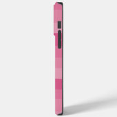 不均一ストライプな – ピンク Case-Mate iPhoneケース (裏面 / 左)