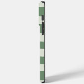 不均一ストライプな – 緑 Case-Mate iPhoneケース (裏面 / 左)