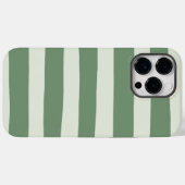不均一ストライプな – 緑 Case-Mate iPhoneケース (裏面 (横))