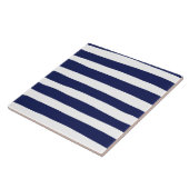 不均一ストライプな – 青と白 タイル (側面)