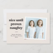 不埒な写真カード - ブラック シーズンカード (正面)